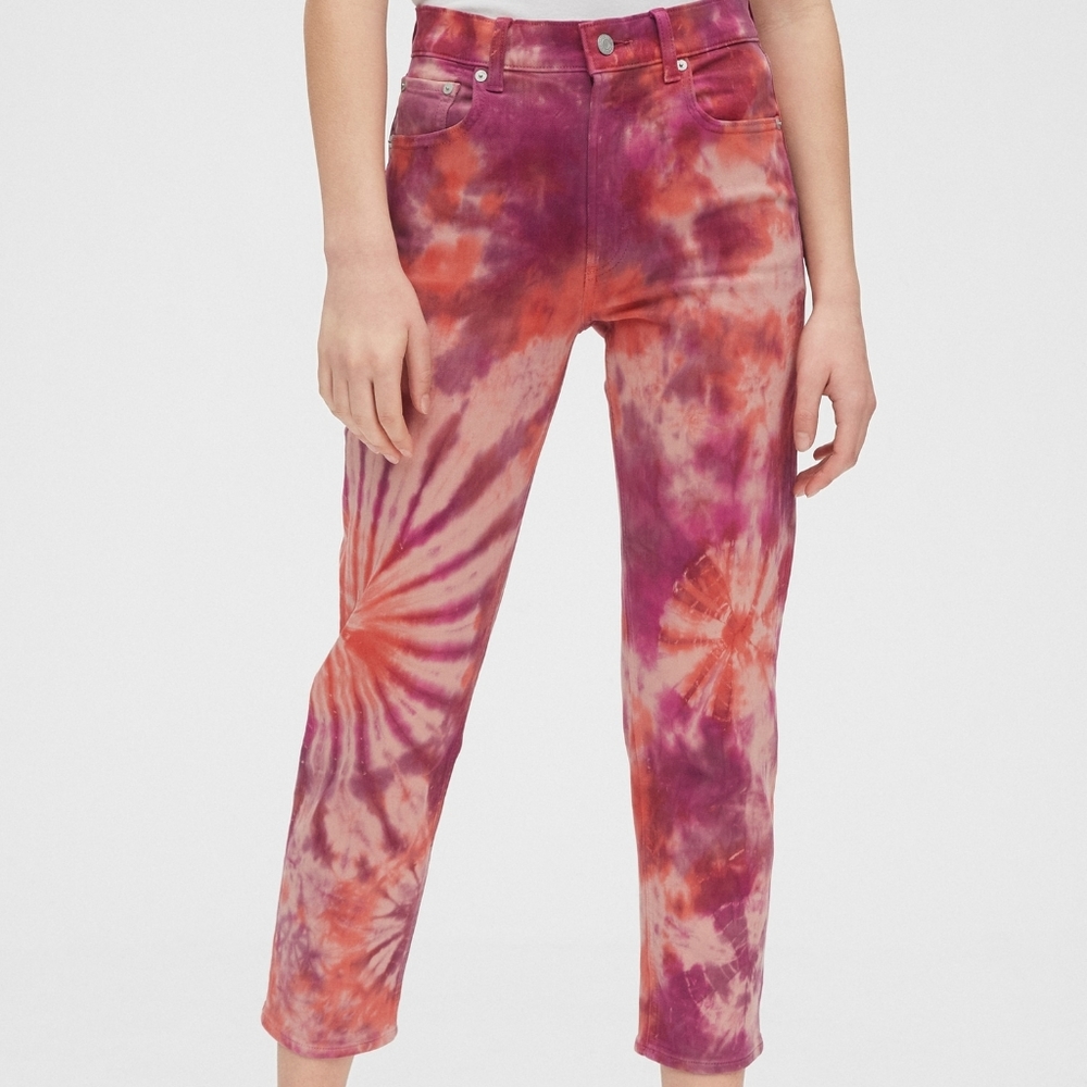 WILL BE REMOVED SOON GAP tie dye jeans